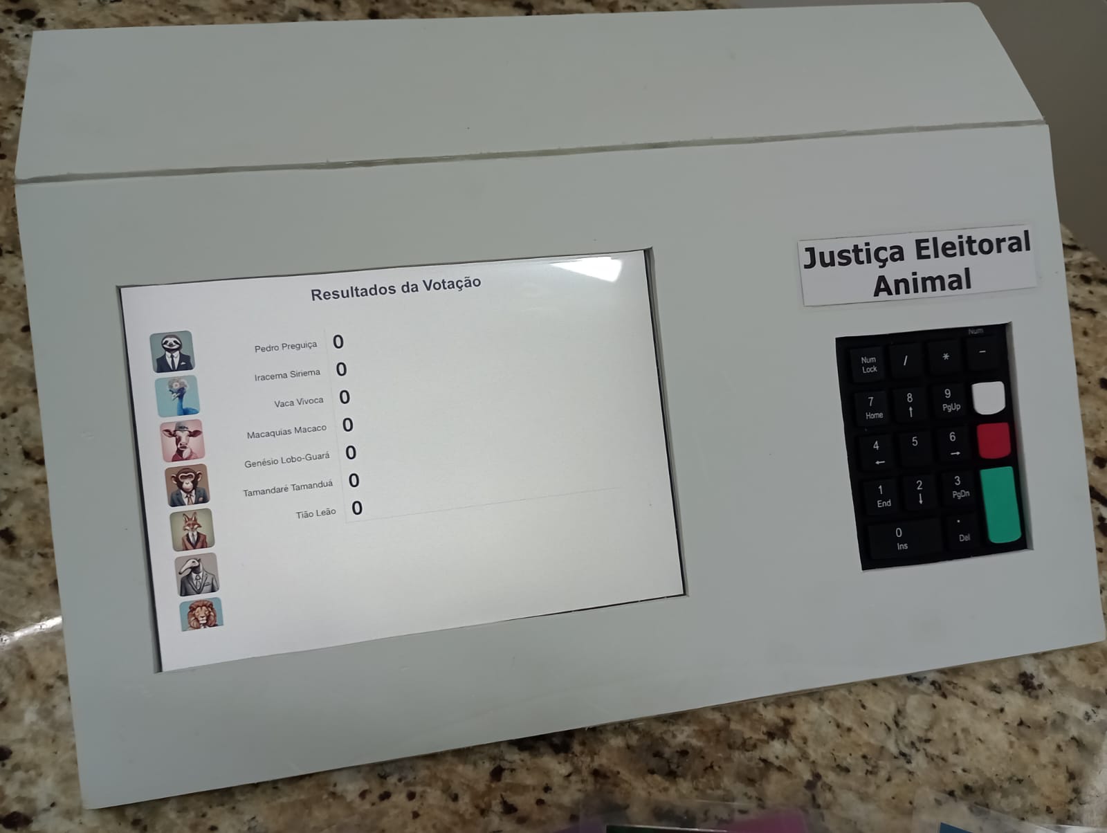 Imagem da tela de resultado vazia